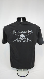 Men's Black Stealth Stixx Short Sleeve T-Shirt